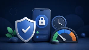 Account security shield with time and limit controls