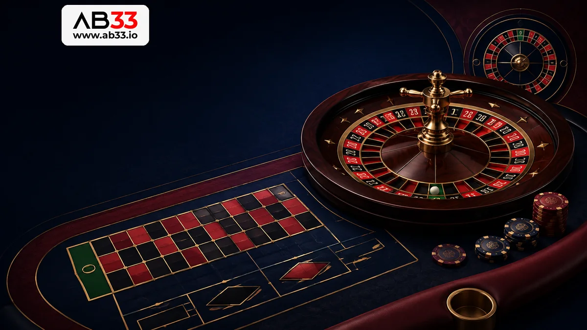 Roulette rules guide explaining inside bets, outside bets and European and American wheels